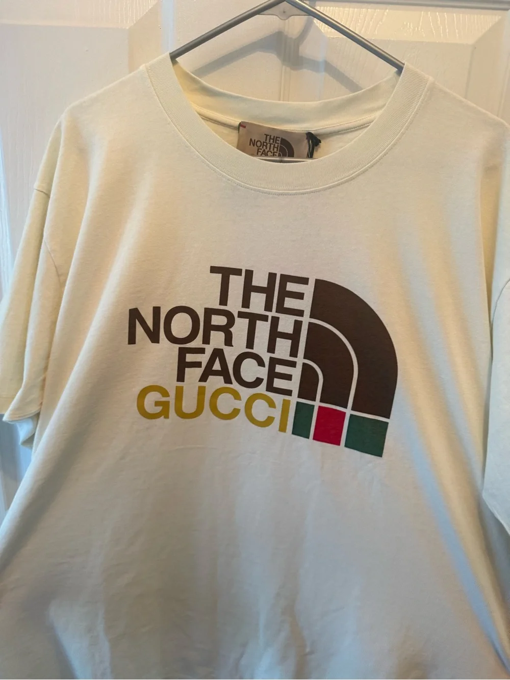 Gucci x The North Face Oversize Beige T-shirt